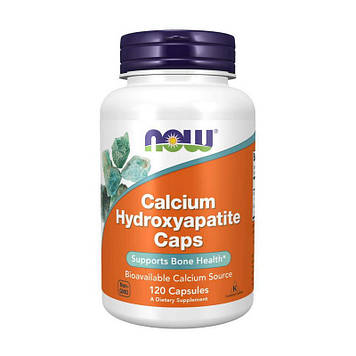 Гідроксиапатит кальцію Now Foods Calcium Hydroxyapatite Caps 120 капсул