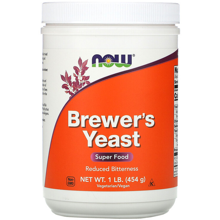 Пивні дріжджі NOW Foods "Brewer's Yeast" у порошку (454 г)