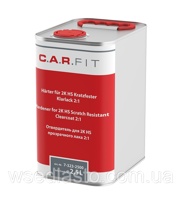 CF Затверджувач для 2К HS Прозорого лаку 2:1 (2.5 л), повільний, фото 1
