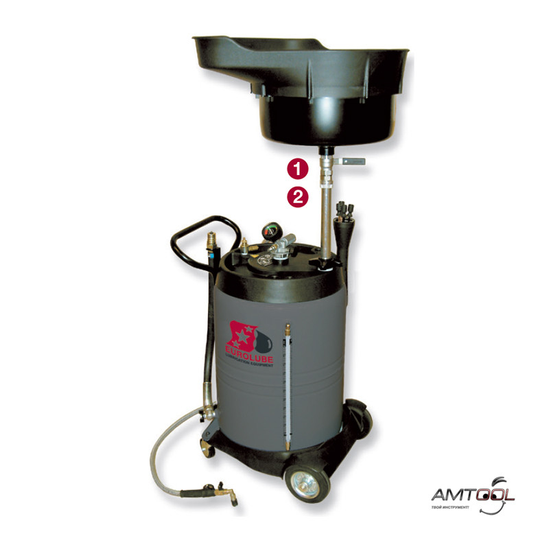 Комбіноване встановлення для заміни оливи 100 л — Eurolube 318-86, фото 1