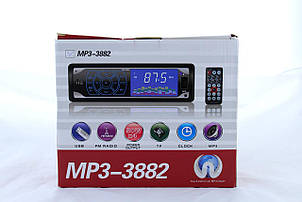 Автомагнітола MP3 3882 ISO, 1DIN сенсорний дисплей sale