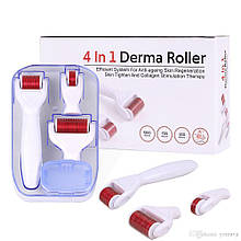 Мезороллер для обличчя і тіла дермороллер 4в1 Meso Roller Plus