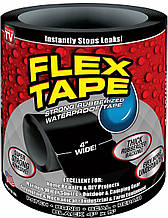 Міцна Водонепроникна Гумова Клейка Стрічка Flex Tape Універсальний Скотч + Подарунок