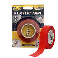 ACRYLIC TAPE - 19мм x 2м, акриловая прозрачная двухсторонняя лента HPX (силиконовый скотч)