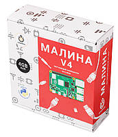 Электронный конструктор Amper Малина v4 (4 ГБ)