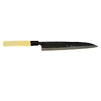 Кухонный японский нож Fukamizu Sashimi-bocho Black 240 мм