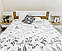 Ліжко двоспальне з м'яким наголов'ям і двома тумбами та ящиком Асті (без каркаса та матраца)MiroMark, фото 2