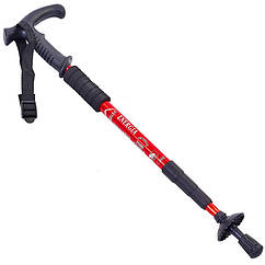 Палиця трекінгова для скандинавської ходьби Zelart Energia 2915-2 довжина 50-107 см Red