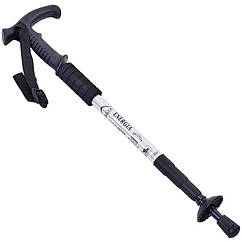 Палиця трекінгова для скандинавської ходьби Zelart Energia 2915-2 довжина 50-107 см Silver