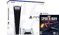 PlayStation 5 Bundle (825 Gb, белый, Spider-Man Miles Morales)