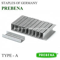 Скоба PREBENA Тип A-10 для строительных пневмопистолетов | ширина 12,8 мм, L = 10 мм