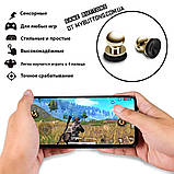 Ігрові кнопки сенсорні тригери курки на присосках N1 для гри на телефоні смартфона в пубг pubg mobile, фото 7