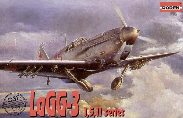 Пластикова модель 1/72 Roden 037 радянський винищувач ЛаГГ-3 (1,5,11 серія), фото 1