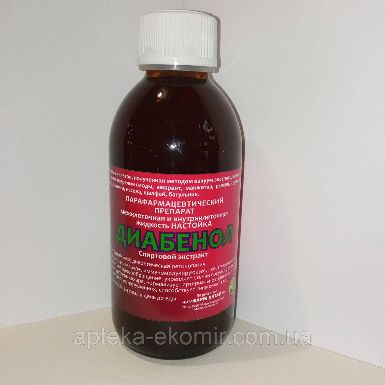 Настоянка "Діабенол" 250 мл, фото 1