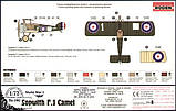 Пластикова модель 1/72 Roden 040 британський винищувачSopwith F.1 Camel, фото 3