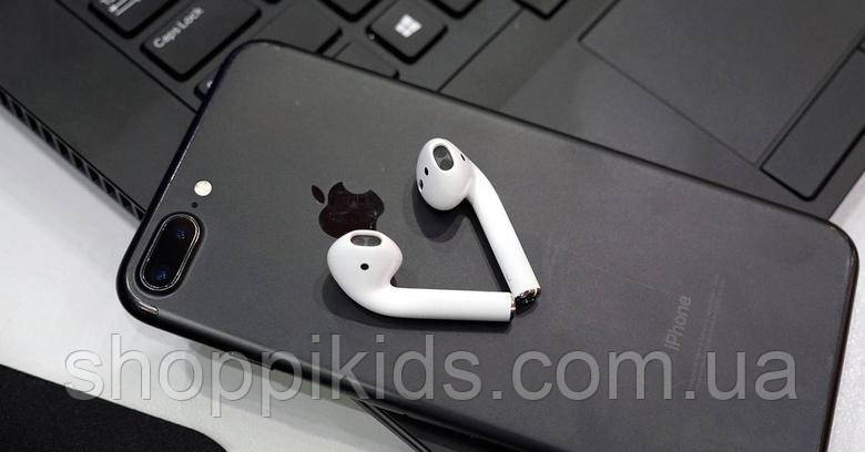 Наушники Apple AirPods 2 Bleutooth Гарнитура Безпровідні навушники. Аирподс. Эпл Аирподц. - фото 7 - id-p1290227160