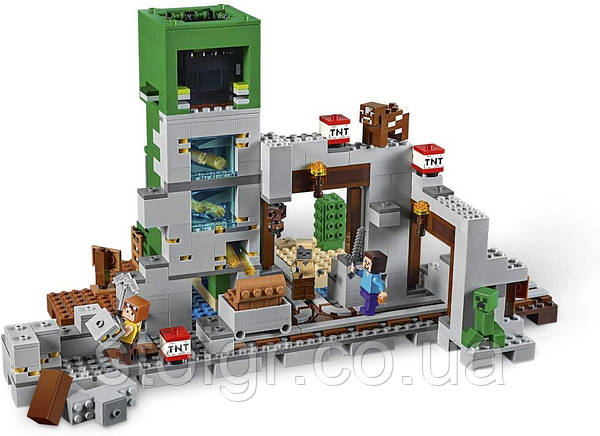 Lego minecraft cheap creeper mine