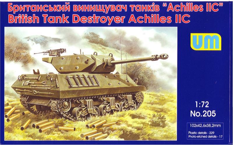 Пластикова модель 1/72 UM 205 Британський вінщувач танків Achilles II