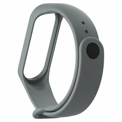 Ремешок Silicone Xiaomi Mi Band 3/4 dark gray