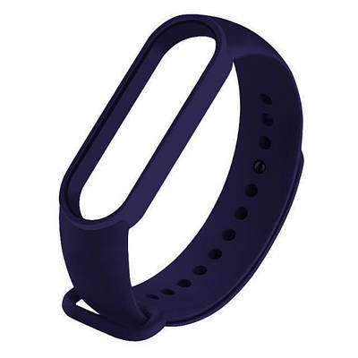 Ремешок Silicone Xiaomi Mi Band 5/6 midnight blue