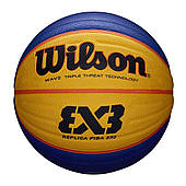 М'яч баскетбольний Wilson Fiba 3x3 r ball розмір 6 гумовий для стрітболу 3х3 (WTB1033XB)