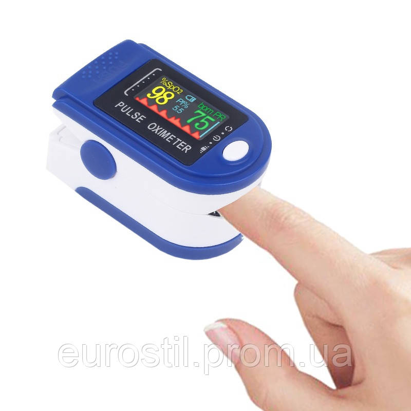 Пульсоксиметр медичний пальчиковий PULSEXYMETER OXYGEN пульсоксиметр Європа пульс