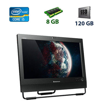 Lenovo ThinkCentre M92z / 20" (1600x900) TN / Intel Core i5-2500 (4 ядра по 3.3 - 3.7 GHz) / 8 GB DDR3 / 120, фото 1