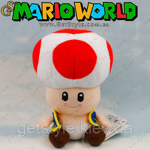 Плюшева іграшка Тоад з Маріо - "Toad Toy" - 18 см!
