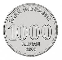 Индонезия 1000 рупий 2016 AU-UNC