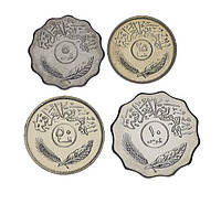 Ирак набор из 4 монет 1975-1990 VF-AU 5, 10, 25, 50 филс