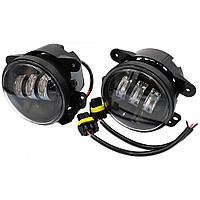 Противотуманные фары LED Wrangler, Dodge, Chrysler 100mm 5000k 4500Lm 60w 12-24v White