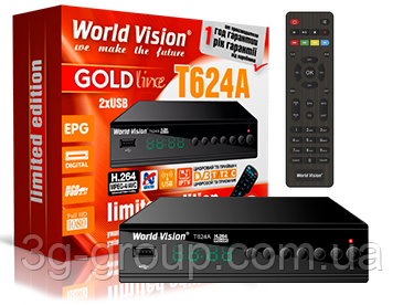 Т2 ресивер World Vision T624A