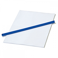 Планки для затиску паперу 10 мм сині (100 шт), фото 3