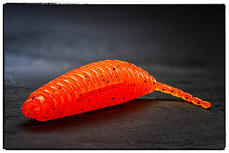 Силіконова приманка FishUp Tanta 1.5" #049 Orange Pumpkin/Black