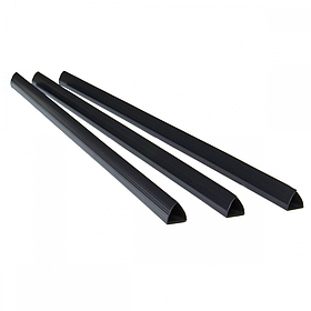 Планки для затиску паперу 8 мм чорні (100 шт)