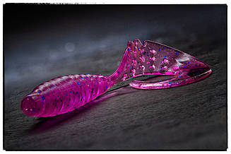 Силіконова приманка Fishup Fancy Grub 2.5" #014 Vielle/Blue