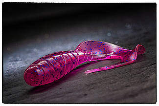 Силіконова приманка Fishup Mighty Grub 4.5" #014 Vielle/Blue