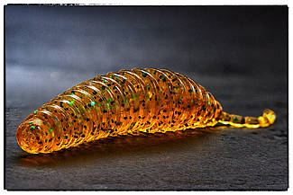 Силіконова приманка FishUp Tanta 1.5" #036 Caramel/Green & Black