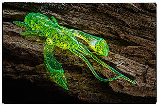 Силіконова приманка Fishup Real Craw 2 #026 Chartreuse/Green