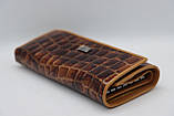 Жіноча шкіряна ключниця Wanlima 81092670600b1 Light Coffee, фото 7