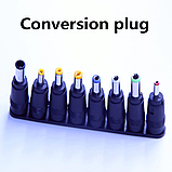 8в1 Набор адаптеров питания, коннекторы питания, переходник блока питания, насадка, фото 4