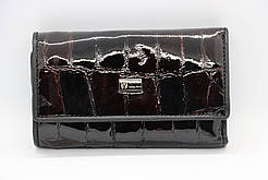 Жіночий шкіряний гаманець ключниця Wanlima 50096742 Red/Black