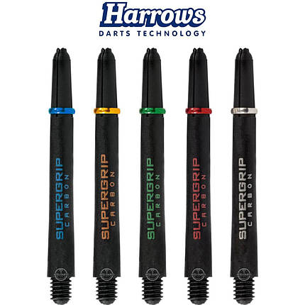 Дартс хвостовики для дротиків Англія Harrows Carbon 3 шт., фото 2
