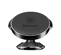 Автомобильный держатель Baseus Small Ears Series Vertical Magnetic Bracket (Genuine Leather Type) Black