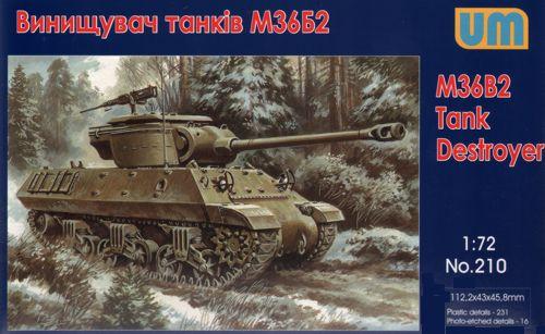 Пластикова модель 1/72 UM 210 американський винищувач танків M36B2