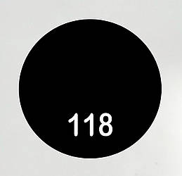 Фарба чорна для взуття 15 мл Bsk paint  №118