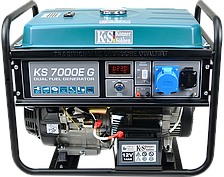 Газ-бензинова електростанція Konner&Sohnen KS 7000E G (5,5 кВт)