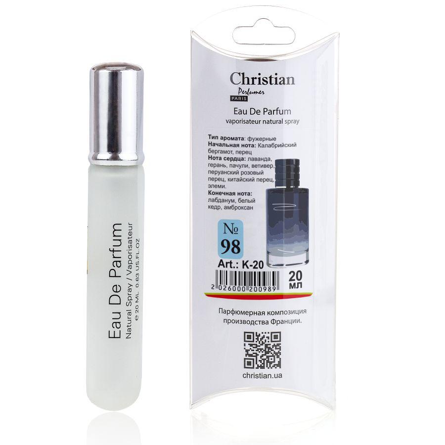 Парфумована вода міні-флакон 20 ml Christian for men K-20 № 098, фото 1