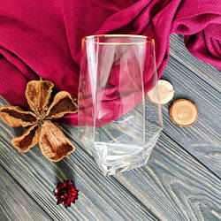 Стакан для напоїв високий "Прозорий діамант" 750 мл