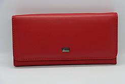 Жіночий шкіряний гаманець Wanlima 50044076 Red